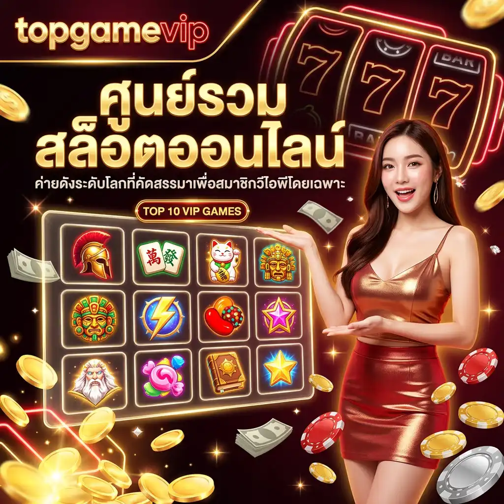 ศูนย์รวม สล็อตออนไลน์ ค่ายดังระดับโลกที่ topgamevip คัดสรรมาเพื่อสมาชิกวีไอพีโดยเฉพาะ